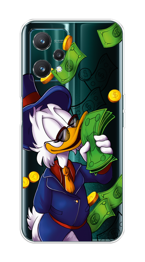 

Чехол на Realme 9 Pro "Scrooge McDuck with Money", Синий;зеленый;белый, 258850-6