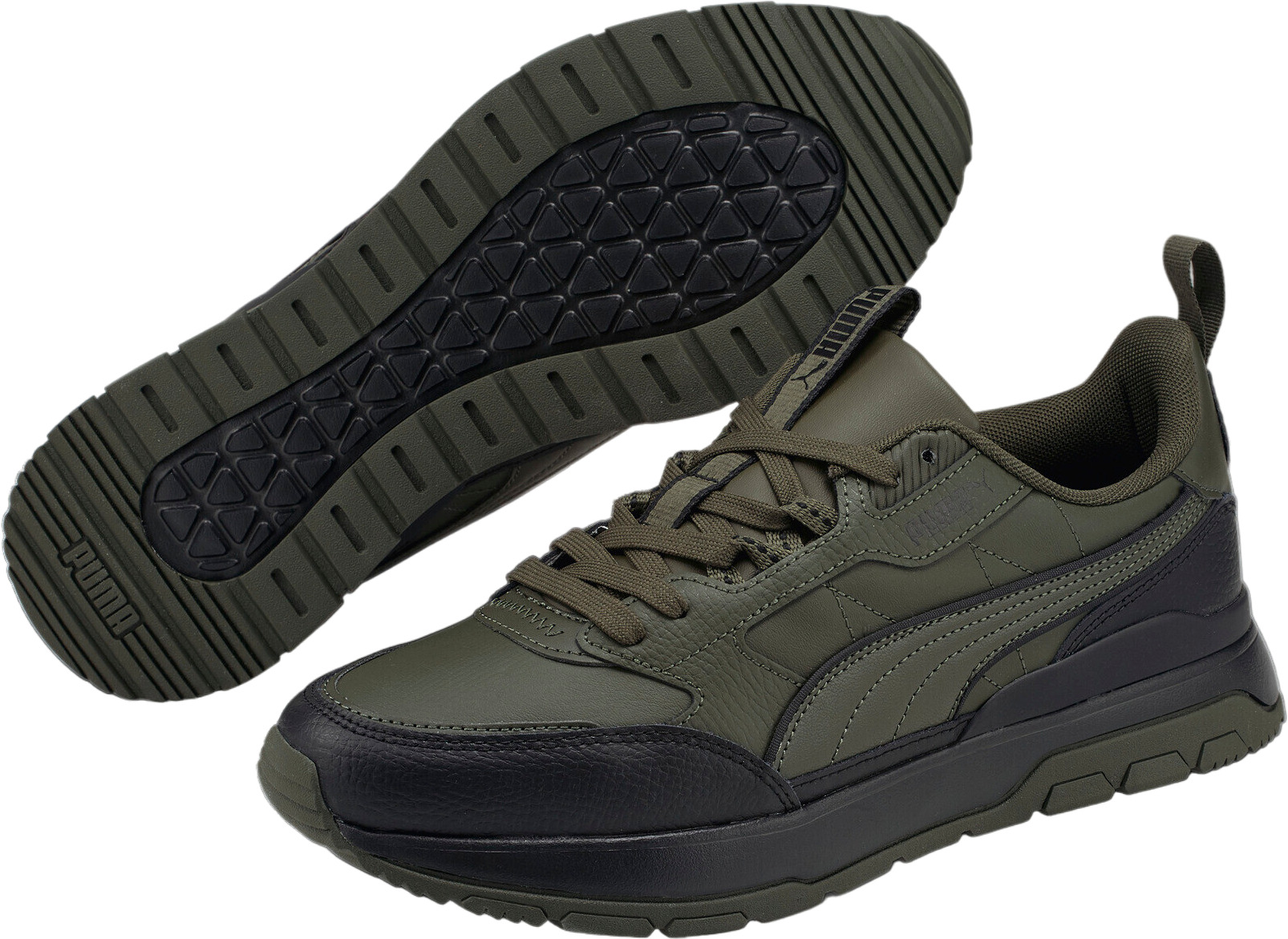 

Кроссовки унисекс PUMA R78 Trek Lth черные 8.5 UK, Черный, R78 Trek Lth