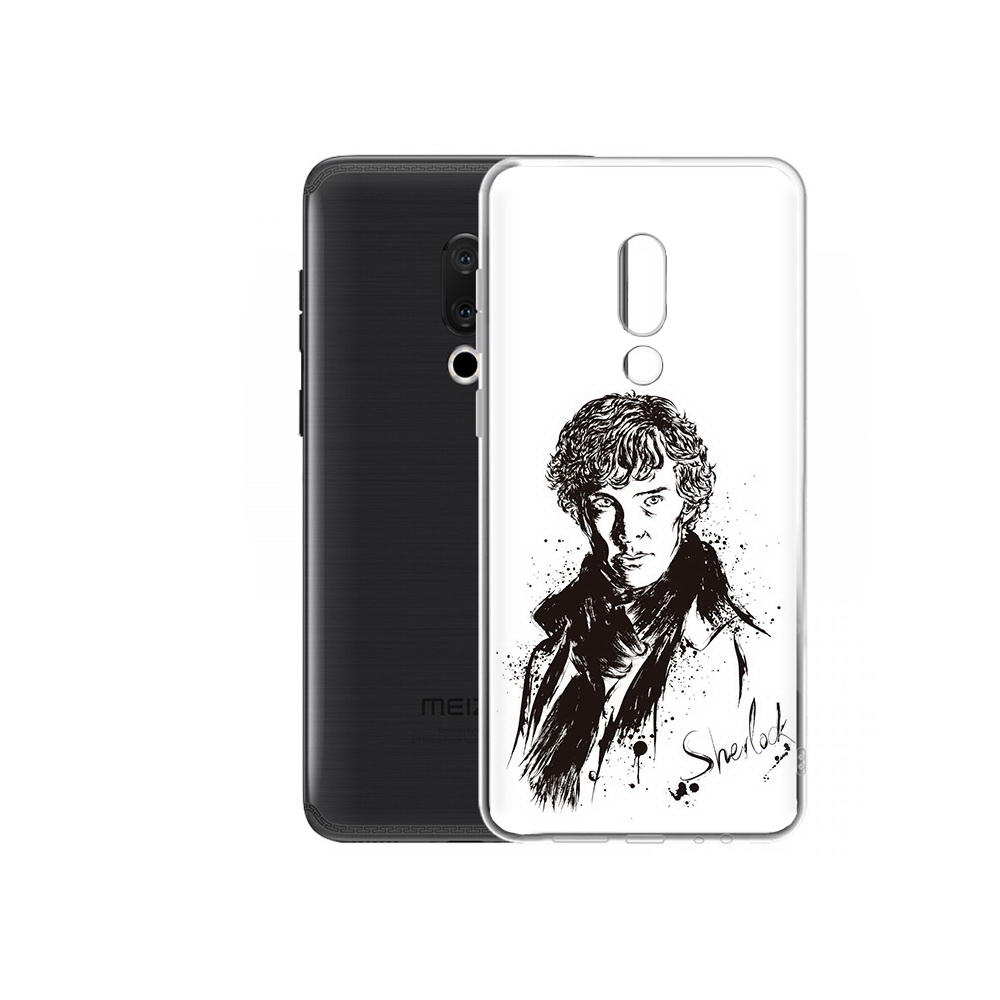 

Чехол MyPads Tocco для Meizu M15 Plus шерлок холмс портрет, Прозрачный, Tocco