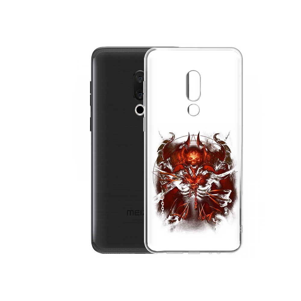 

Чехол MyPads Tocco для Meizu M15 Plus яркий демон, Прозрачный, Tocco