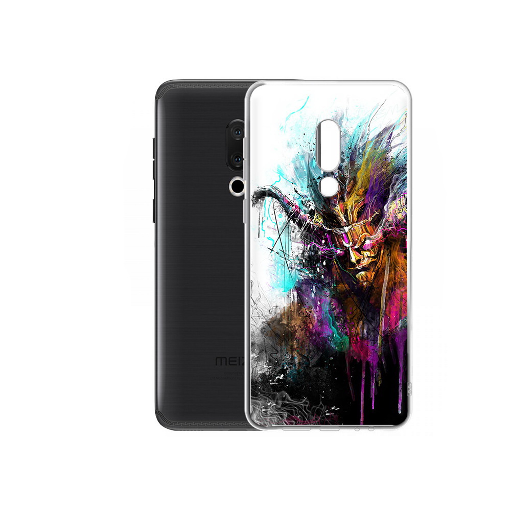 

Чехол MyPads Tocco для Meizu M15 Plus яркий дьявол, Прозрачный, Tocco