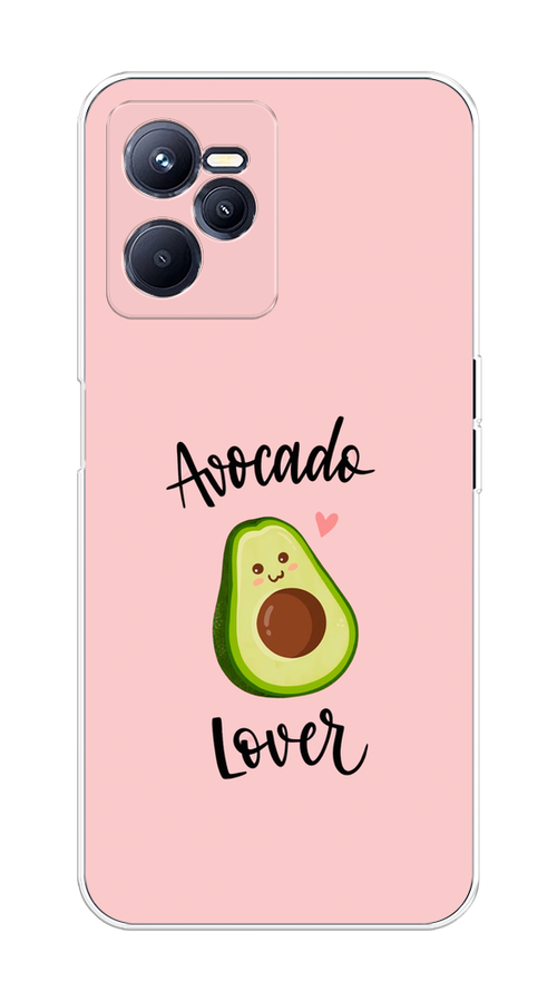 

Чехол на Realme C35 "Avocado lover", Розовый;зеленый, 259250-6