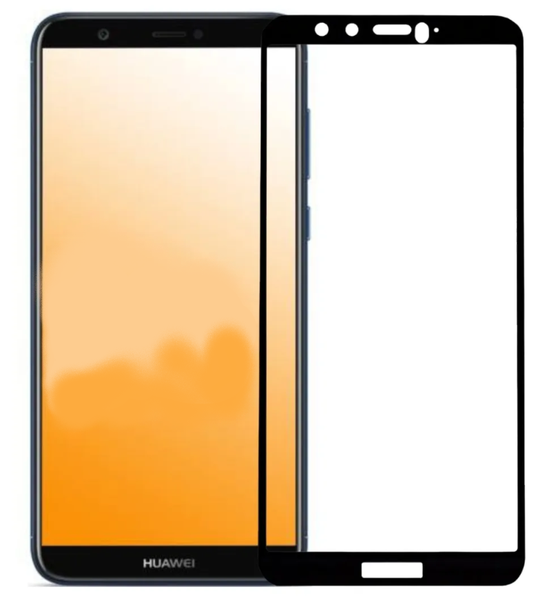 

Защитное стекло на Huawei P Smart/Enjoy 7S, 3D Nano, черный, X-case