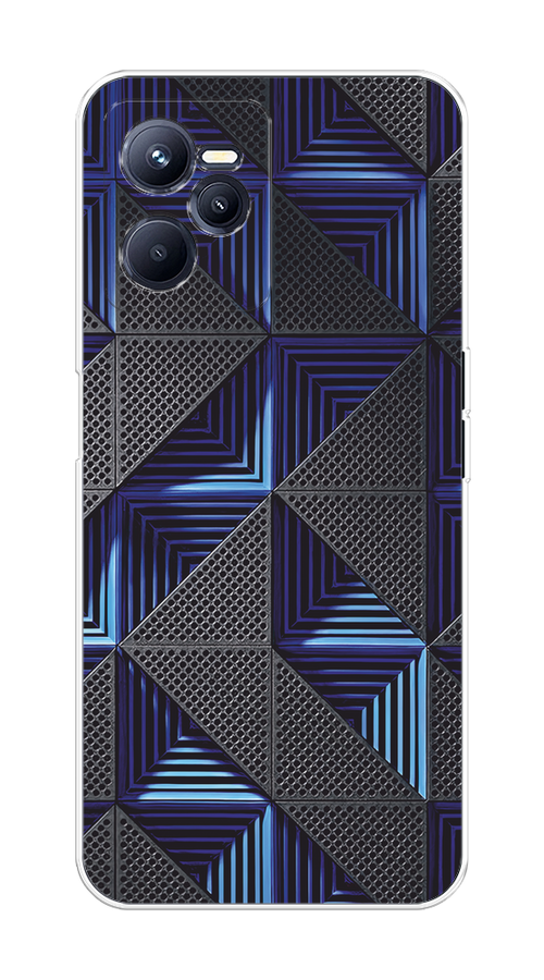 

Чехол на Realme C35 "IBM", Серый;синий, 259250-3