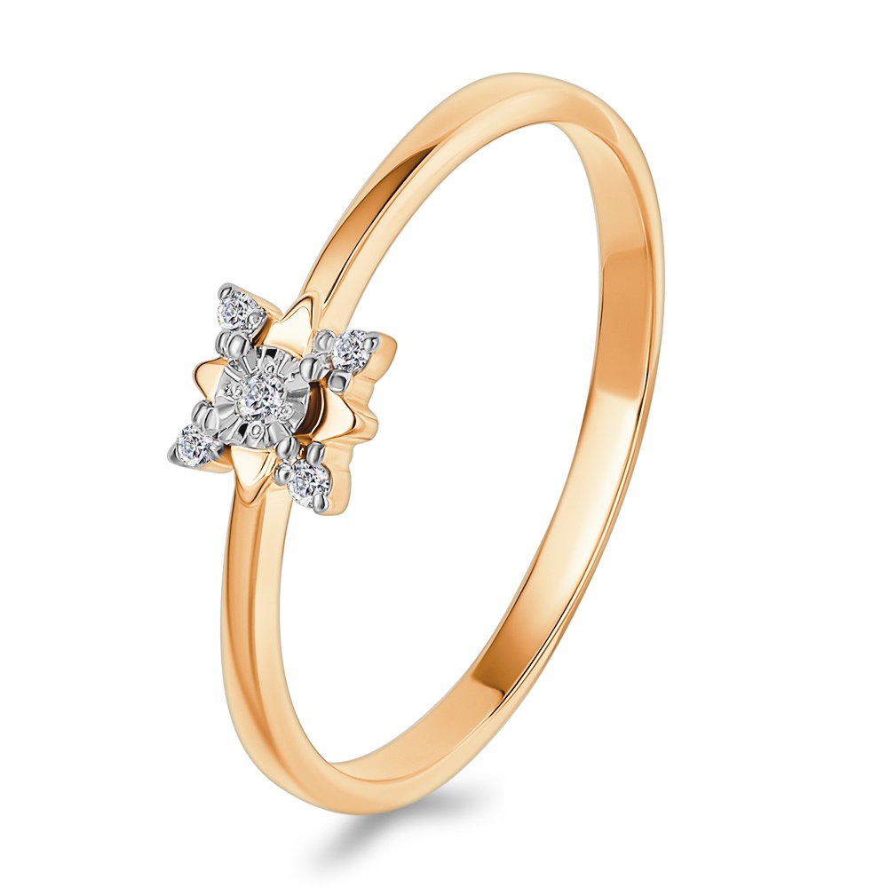

Кольцо из золота р. , 585Gold 101017401, бриллиант, 101017401