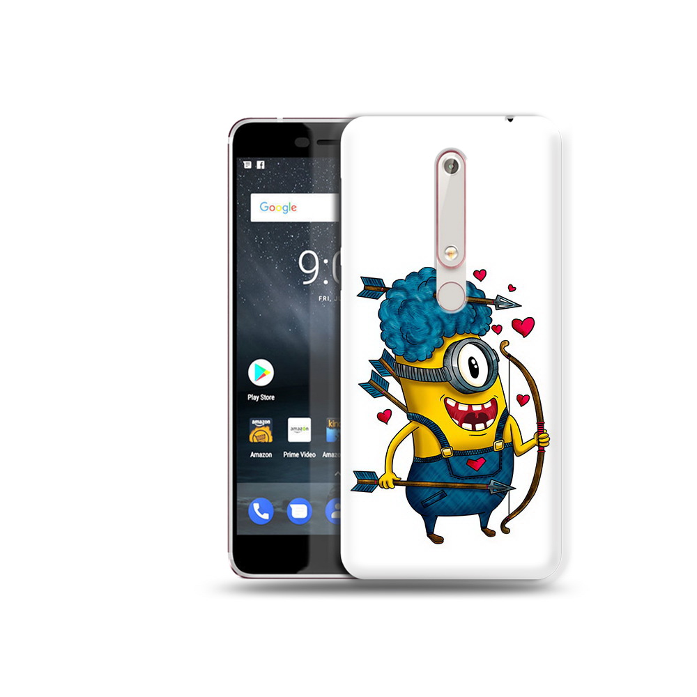 

Чехол MyPads Tocco для Nokia 6 Миньон купидон, Прозрачный, Tocco