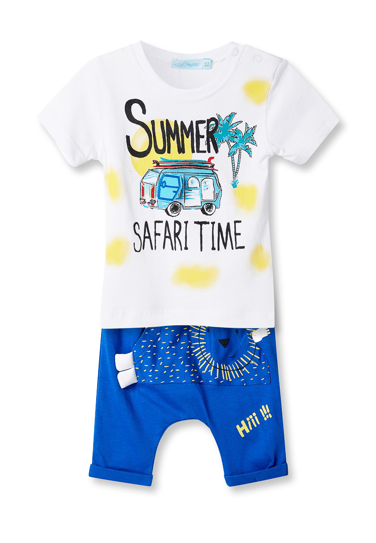 

Комплект одежды для новорожденных Kari baby 309614 белый/синий р.92, 309614