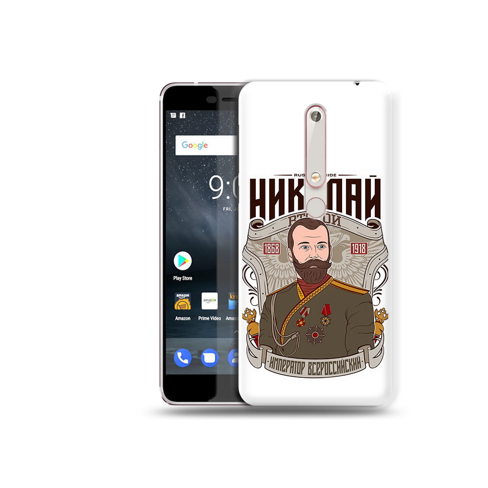 

Чехол MyPads Tocco для Nokia 6 Николай второй, Прозрачный, Tocco