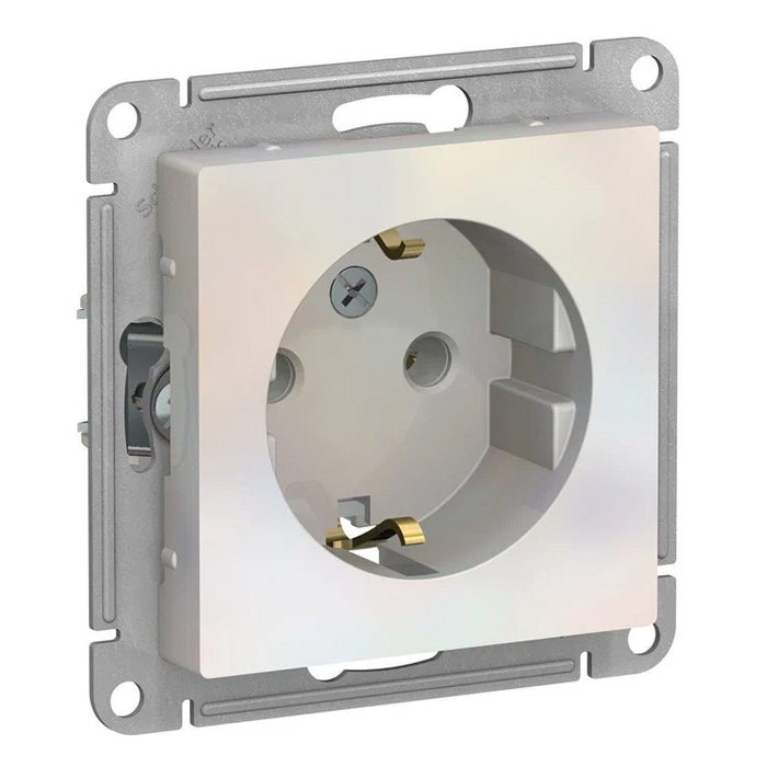 

Механизм розетки Schneider Electric AtlasDesign ATN000443.9, жемчуг, 9шт, Белый