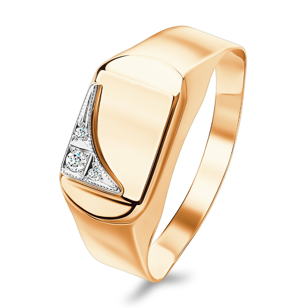 

Кольцо из золота р.  585Gold 601008489, фианит, 601008489