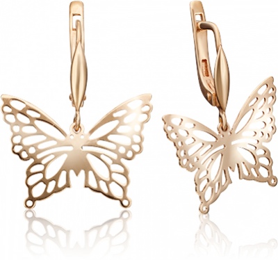 

Серьги из красного золота PLATINA jewelry 02-2529-00-000-1110-02, 02-2529-00-000-1110-02