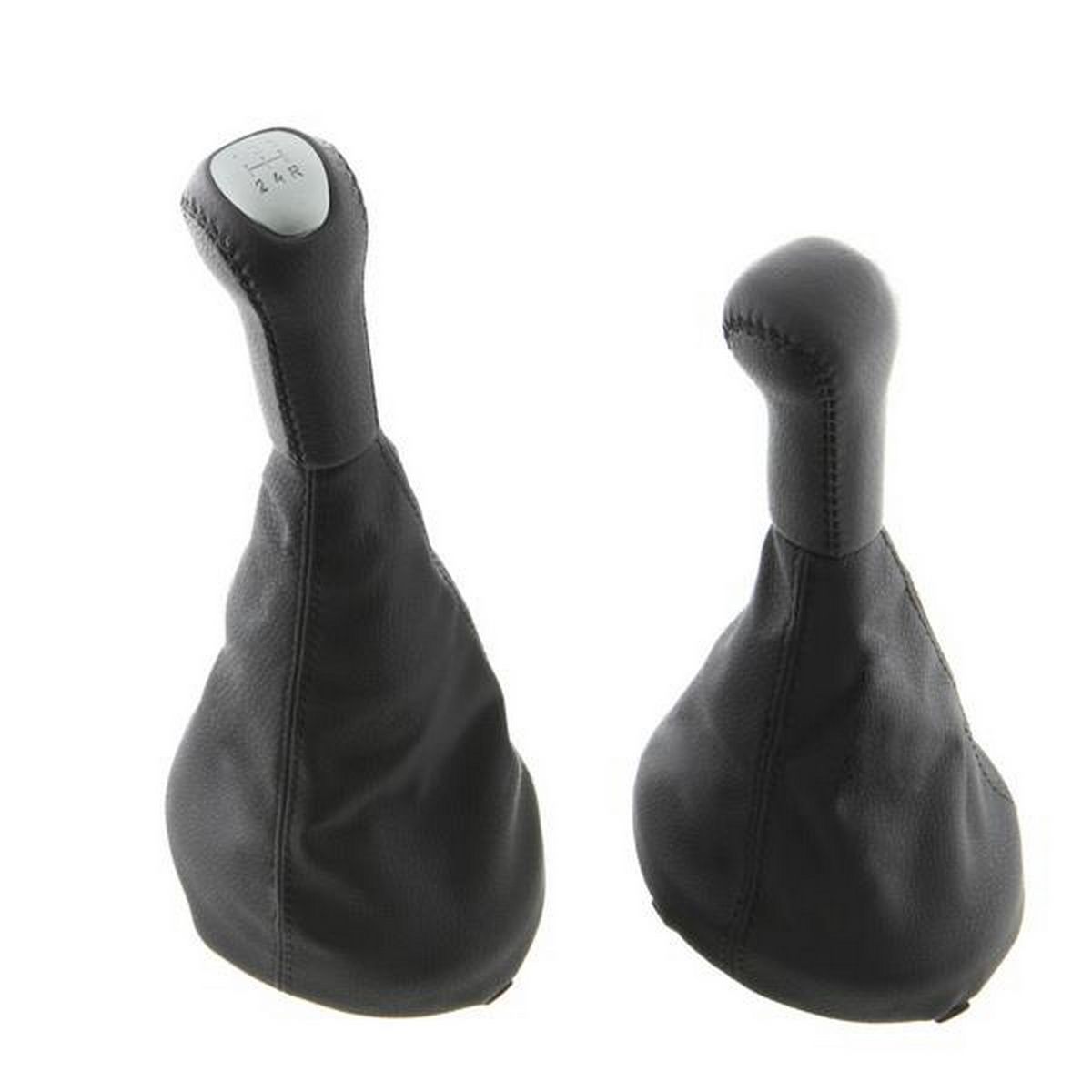 Ручка КПП, раздатки с чехлом для Ваз Нива Шевроле 2123 с/о, кожа, черная 2 шт