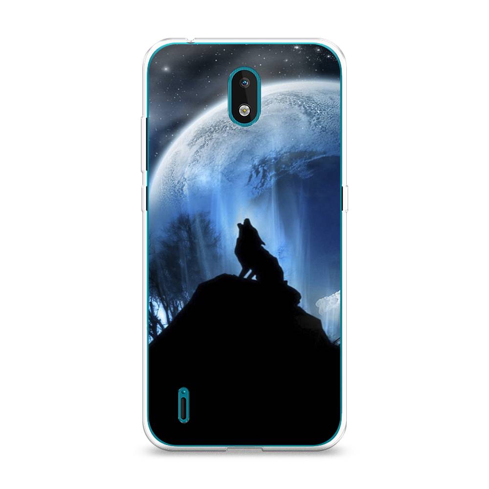 

Чехол на Nokia 1.3 "Волк 2", Синий;черный;белый, 123950-1