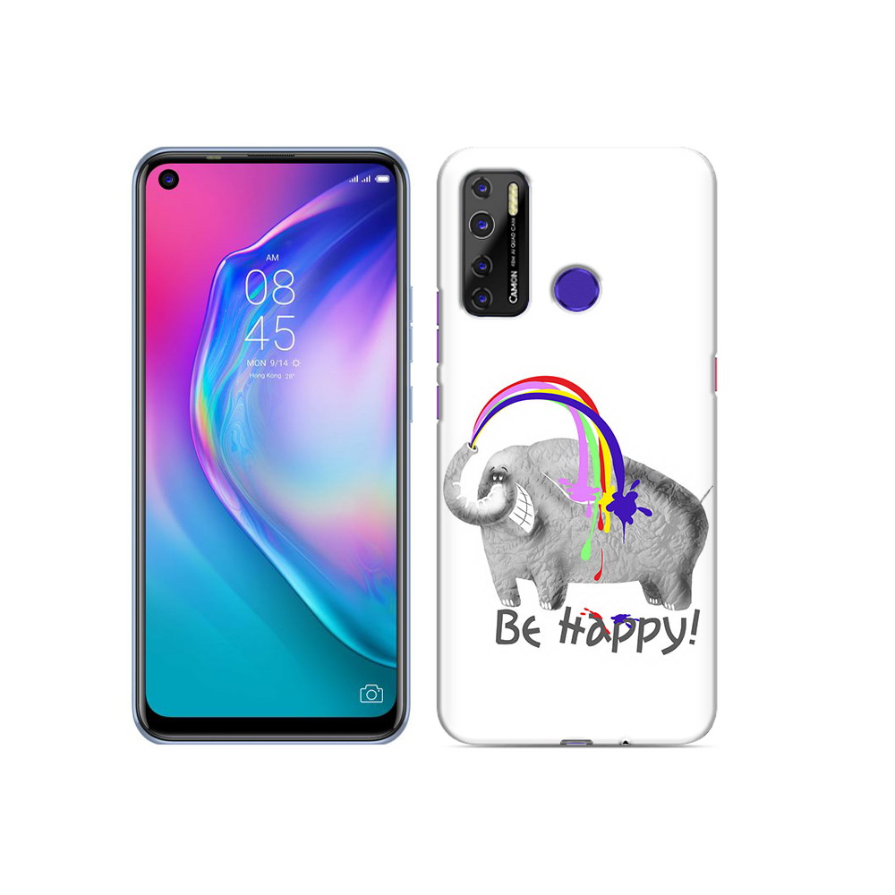 

Чехол MyPads Tocco для Tecno Camon 15 счастливый слон, Прозрачный, Tocco