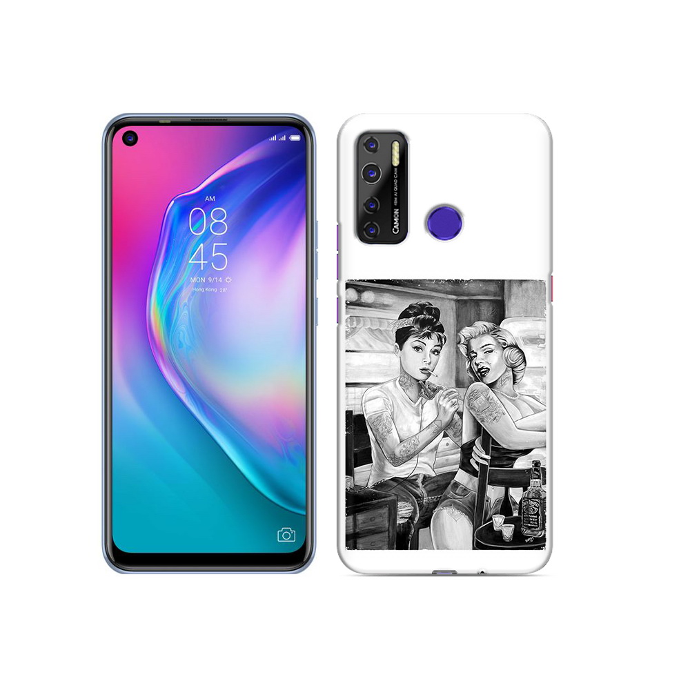 

Чехол MyPads Tocco для Tecno Camon 15 тату мастер, Прозрачный, Tocco