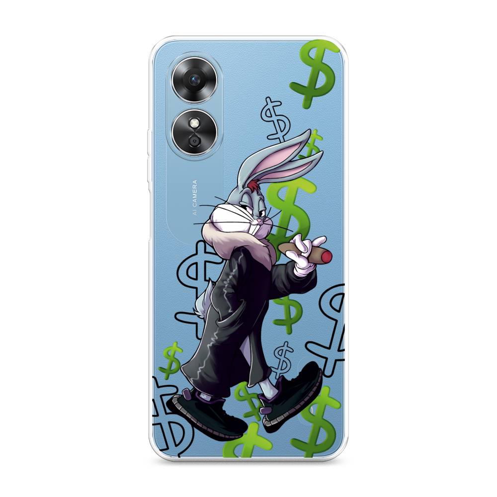 

Чехол на Oppo A17 "Rich Bugs Bunny", Зеленый;черный;голубой, 2512050-6