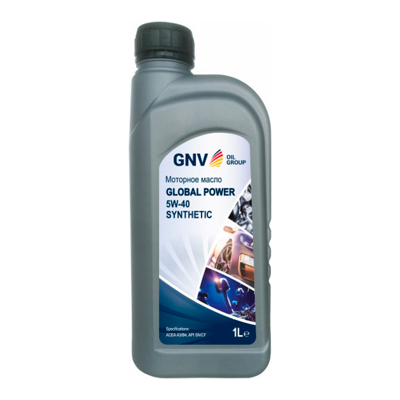 Моторное масло GNV синтетическое 5W40 Synthetic A3/B4 1л