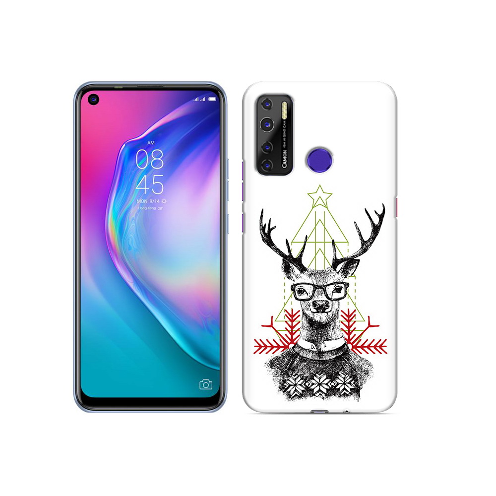 

Чехол MyPads Tocco для Tecno Camon 15 умный олень, Прозрачный, Tocco