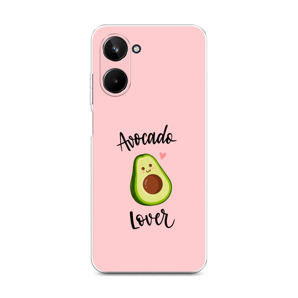 

Чехол на Realme 10 4G "Avocado lover", Розовый;зеленый, 2512150-6