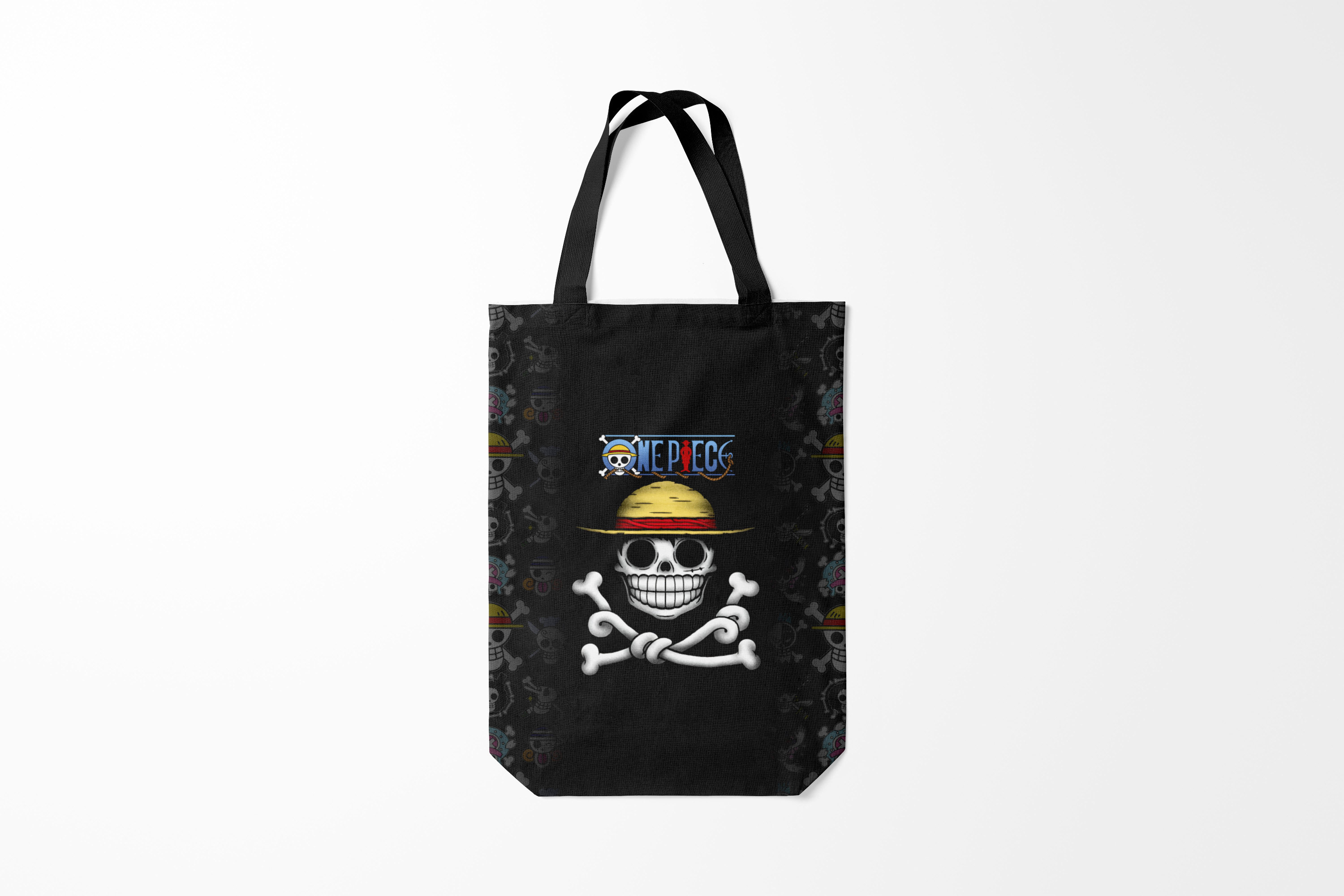 

Сумка шoппер унисекс Burnettie One Piece Пираты Соломенной Шляпы, черный, One Piece Пираты Соломенной Шляпы