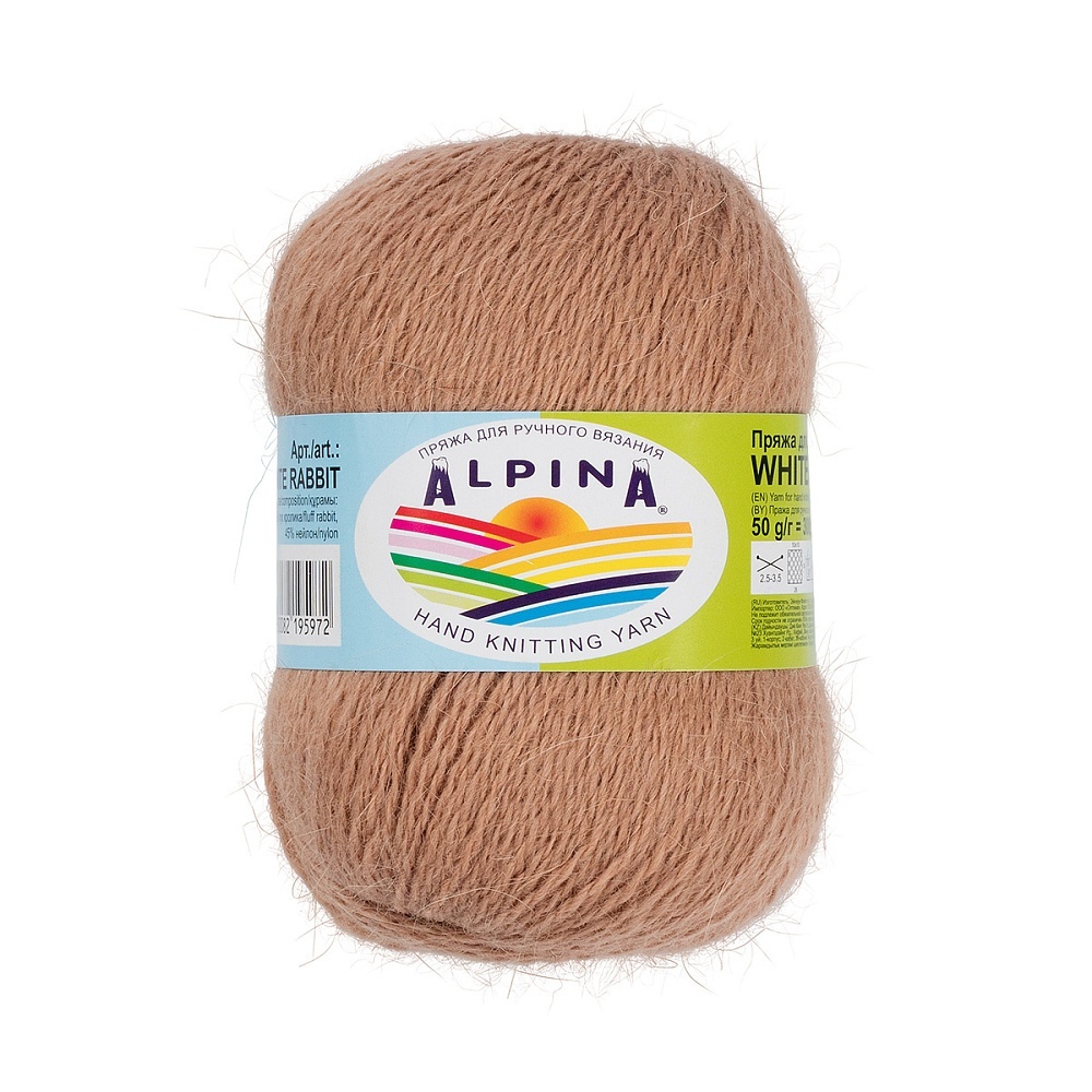 

Alpina White Rabbit, 10 шт по 50 г, 300 м, 249 темно-бежевый
