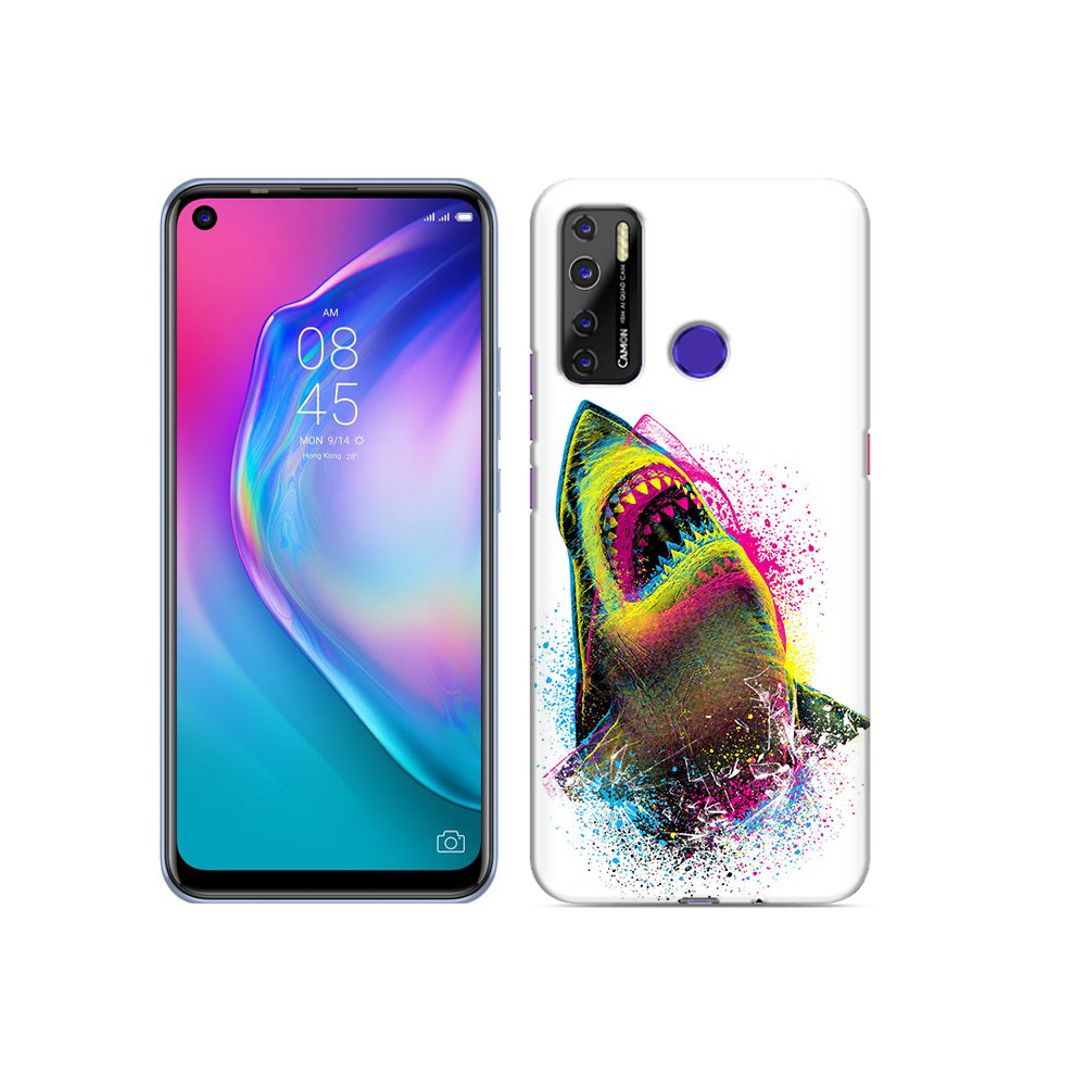 

Чехол MyPads Tocco для Tecno Camon 15 челюсти-2, Прозрачный, Tocco