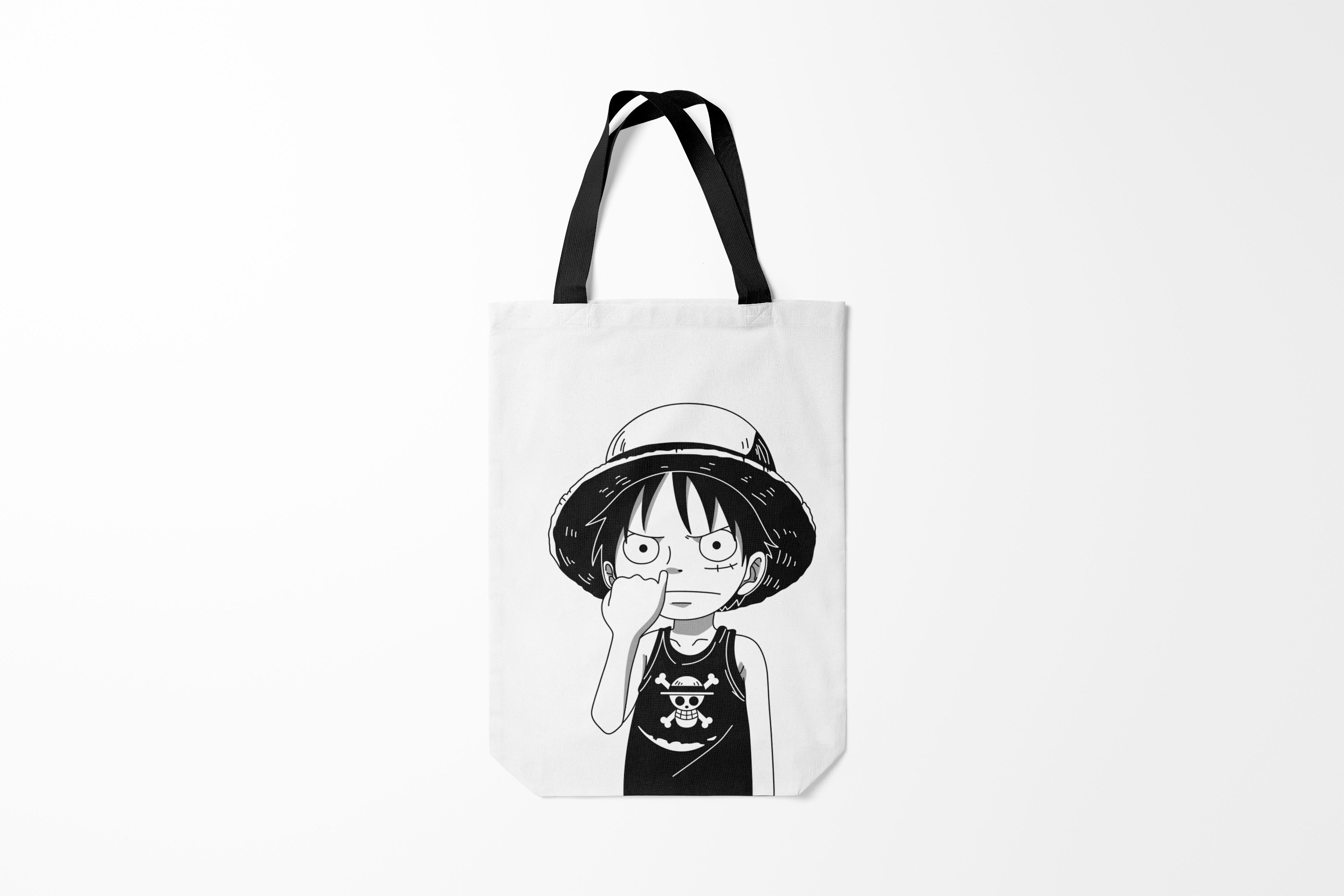 

Сумка шoппер унисекс Burnettie One Piece палец в носу,, One Piece палец в носу