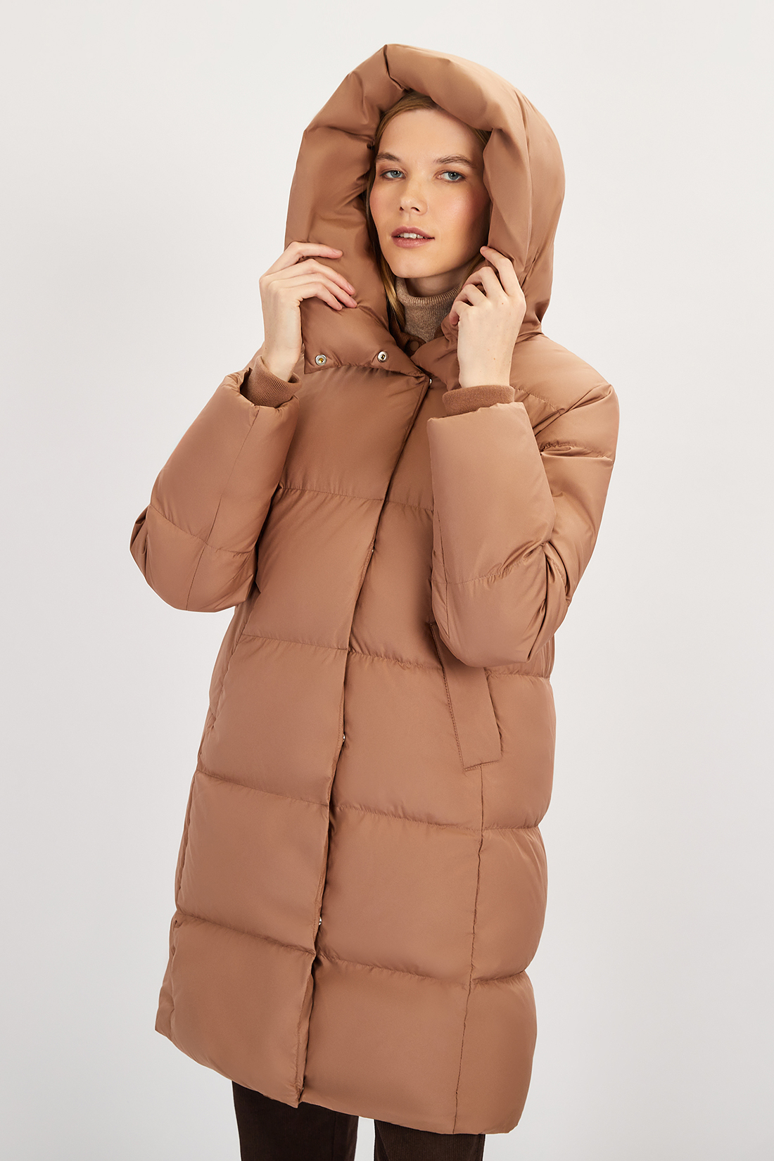 

Куртка женская Baon B0022518 коричневая XL, B0022518