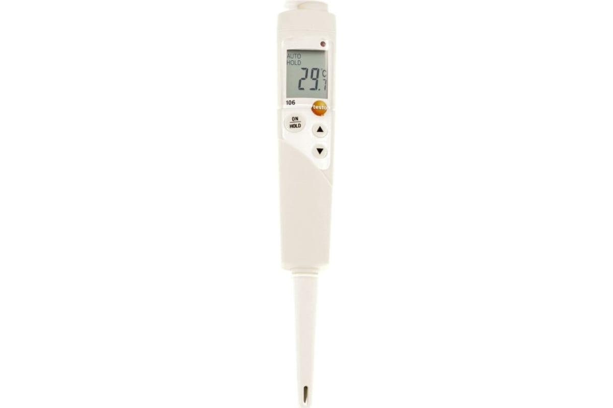 Комплект пищевого термометра Testo 106, с чехлом TopSafe 0563 1063 термогигрометр testo 608 h1