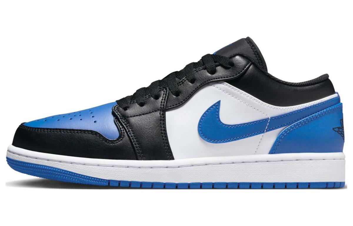 

Кеды унисекс Jordan Air Jordan 1 Low Royal Toe разноцветные 45 EU, Разноцветный, Air Jordan 1 Low Royal Toe