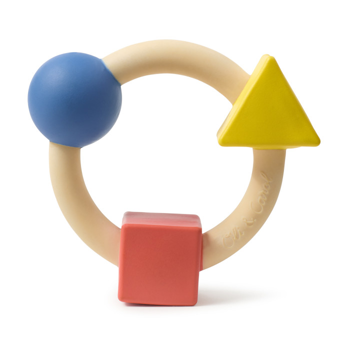 

Прорезыватель детский, oli&carol, teething ring basic для зубов, Разноцветный