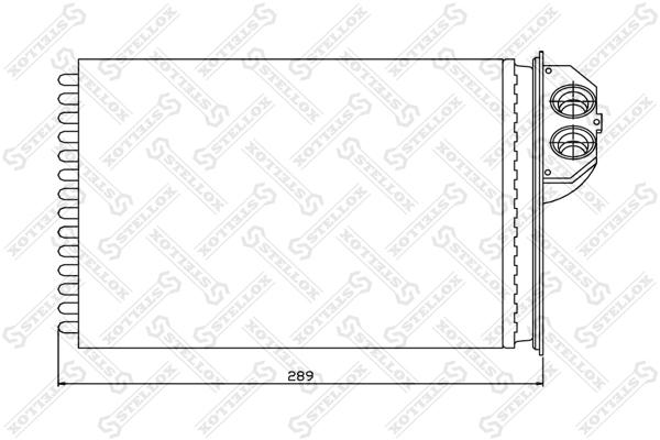 

Радиатор печки Stellox 1035091SX