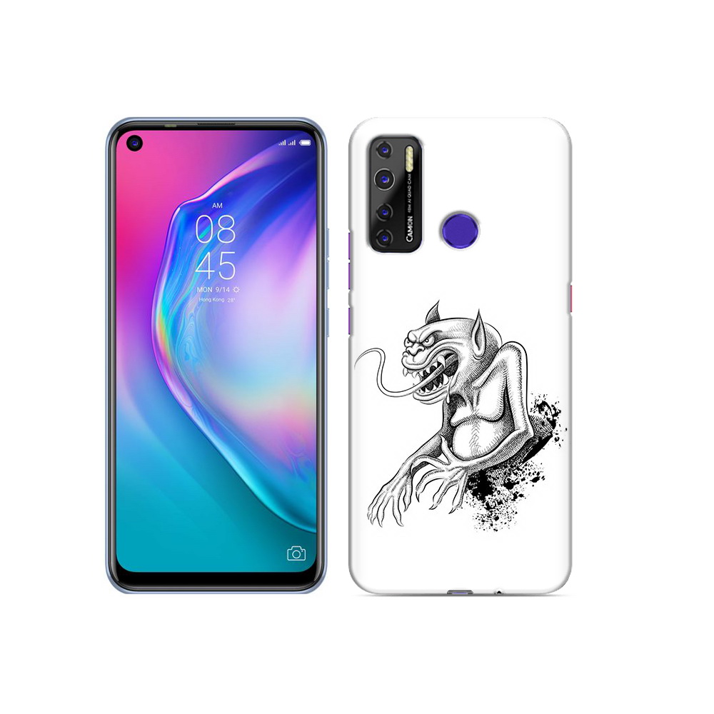 

Чехол MyPads Tocco для Tecno Camon 15 чорт, Прозрачный, Tocco