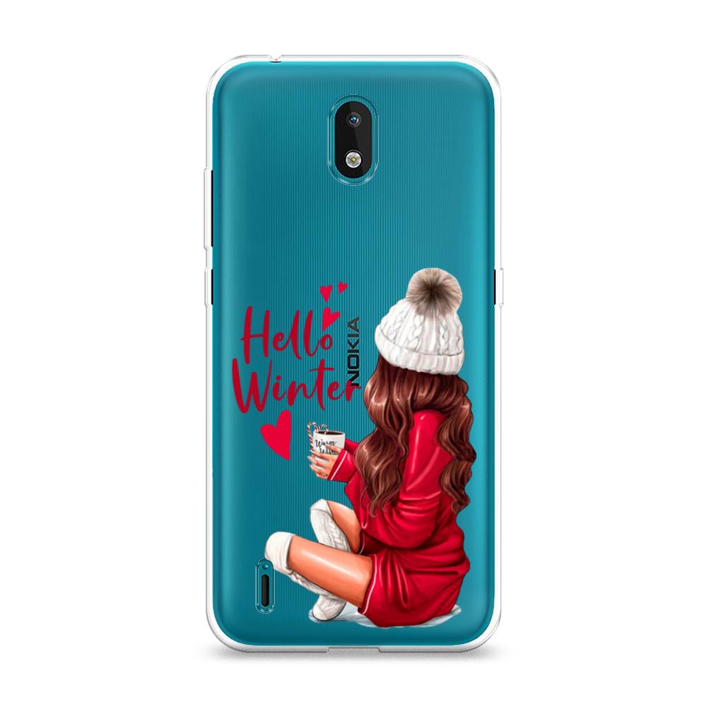 

Чехол на Nokia 1.3 "Hello winter", Красный;белый;коричневый, 123950-5
