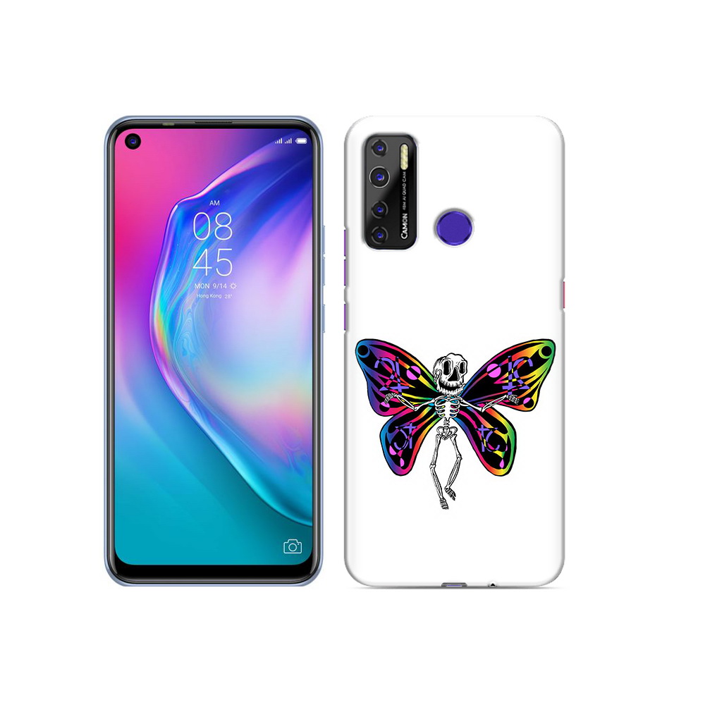

Чехол MyPads Tocco для Tecno Camon 15 эффект бабочки, Прозрачный, Tocco
