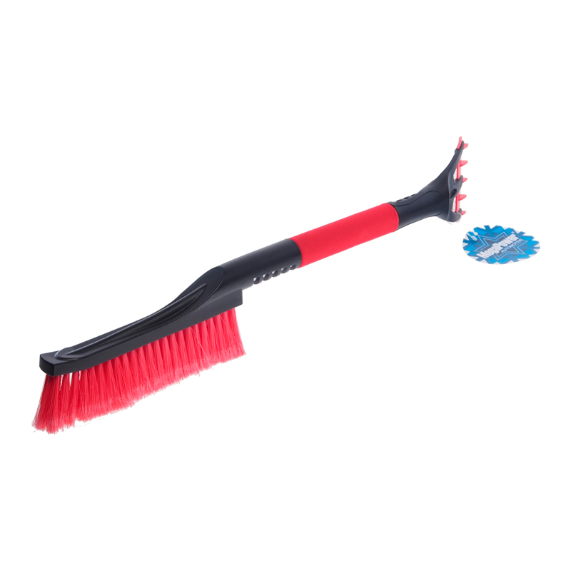 MEGAPOWER Щетка M-71020RD для снега со скребком и мягкой ручкой 61см BLACK RED 1 36 NEW SF