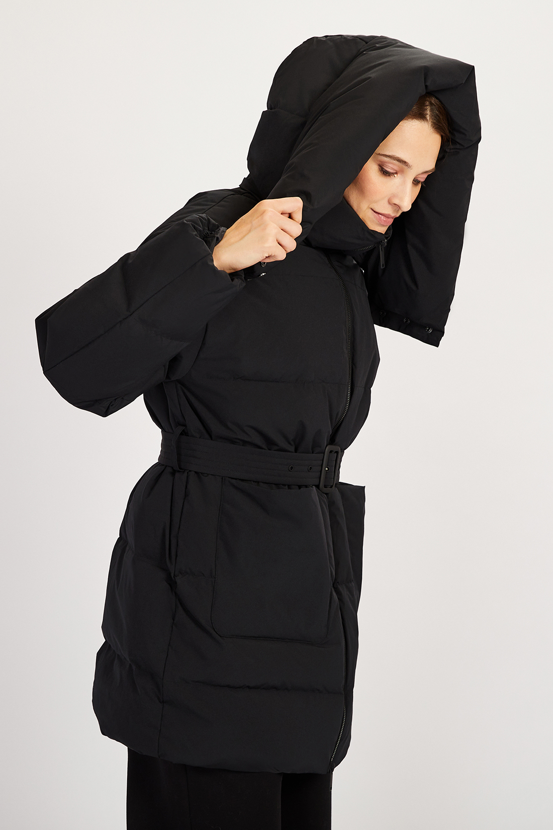 

Куртка женская Baon B0022522 черная XL, Черный, B0022522