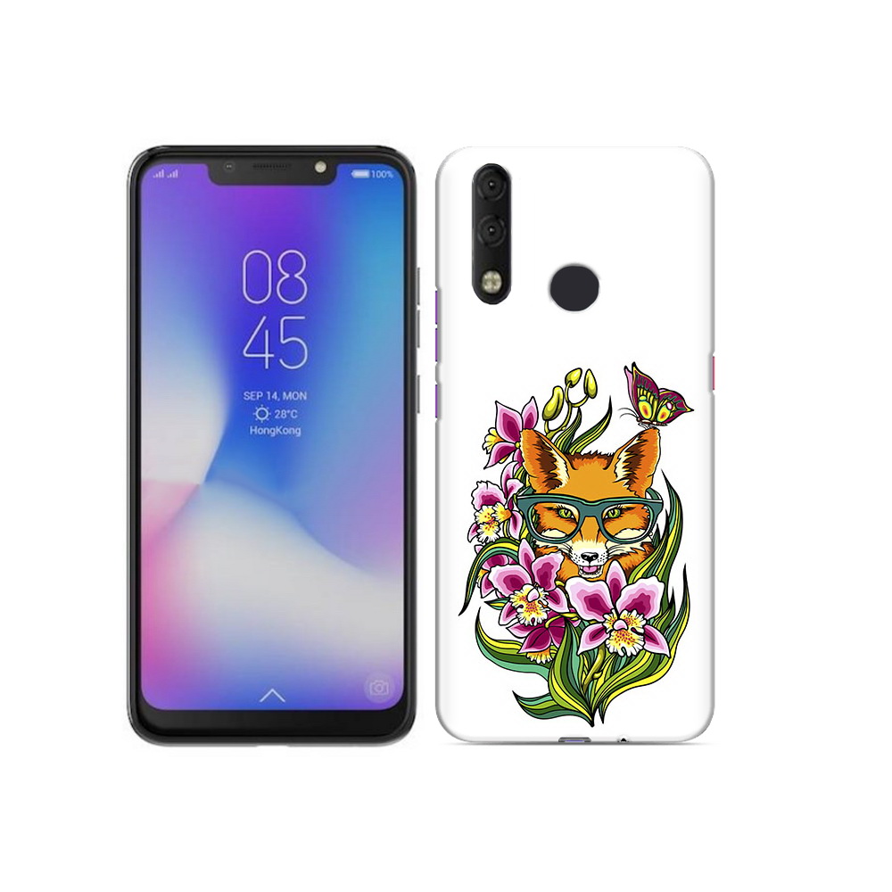 

Чехол MyPads Tocco для Tecno Camon 11 Pro Лиса в цветах, Tocco