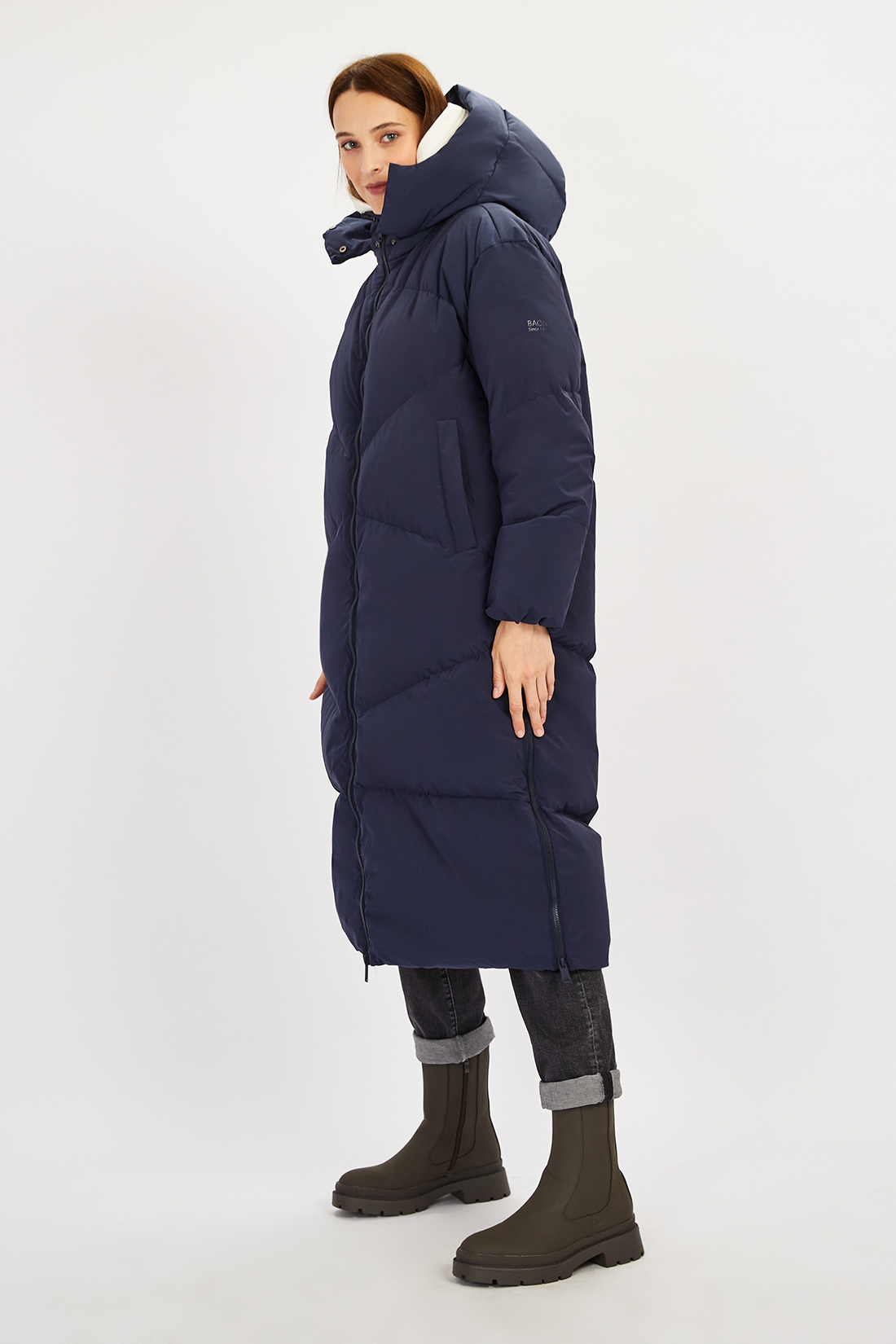 Пальто женское Baon B0022524 синее XS
