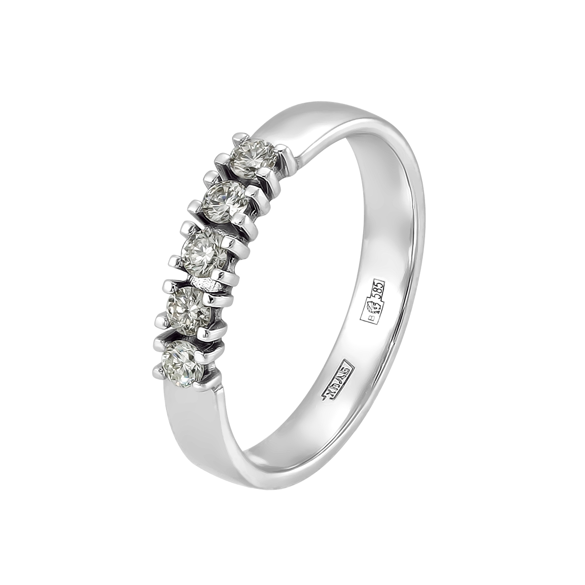 

Кольцо обручальное из золота р. Azade R079948, бриллиант, R079948