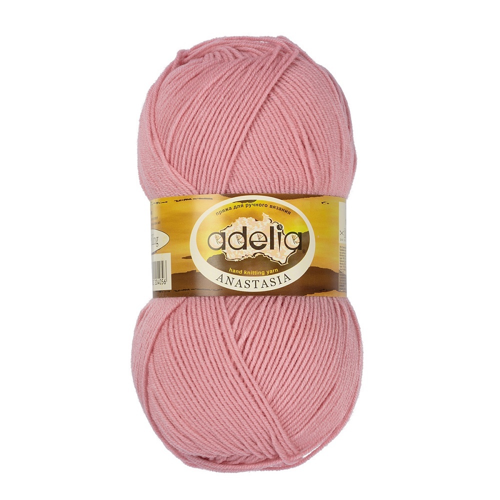 

Adelia Anastasia, 100% акрил, 5 шт по 100 г, 330 м, цвет 06 античная роза, Розовый