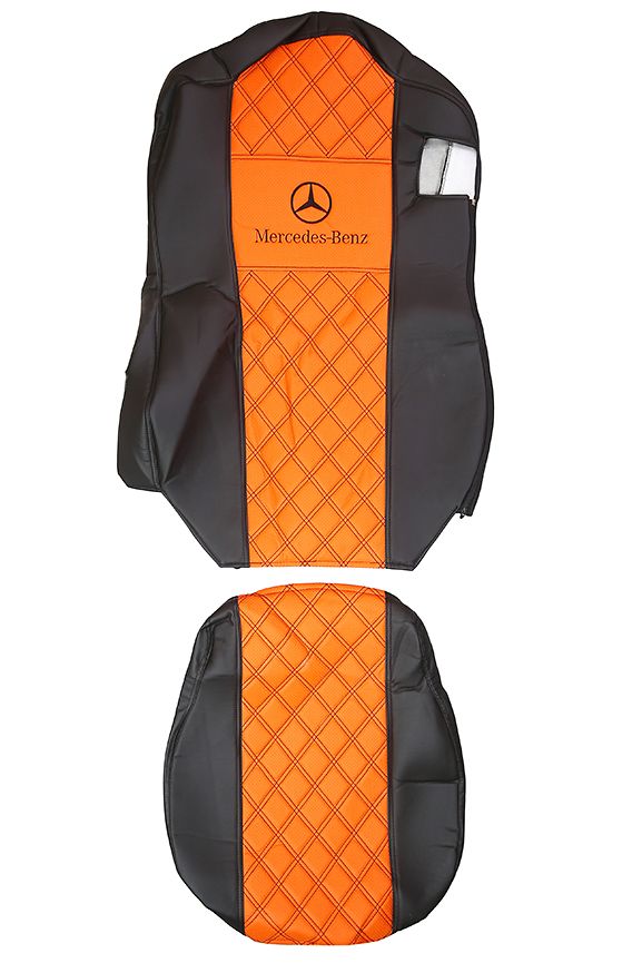 

Чехол черная кожа и оранжевая перфорация Кожа+Кожа (премиум) MERCEDES MP4 от 2013г MR42, Оранжевый;черный