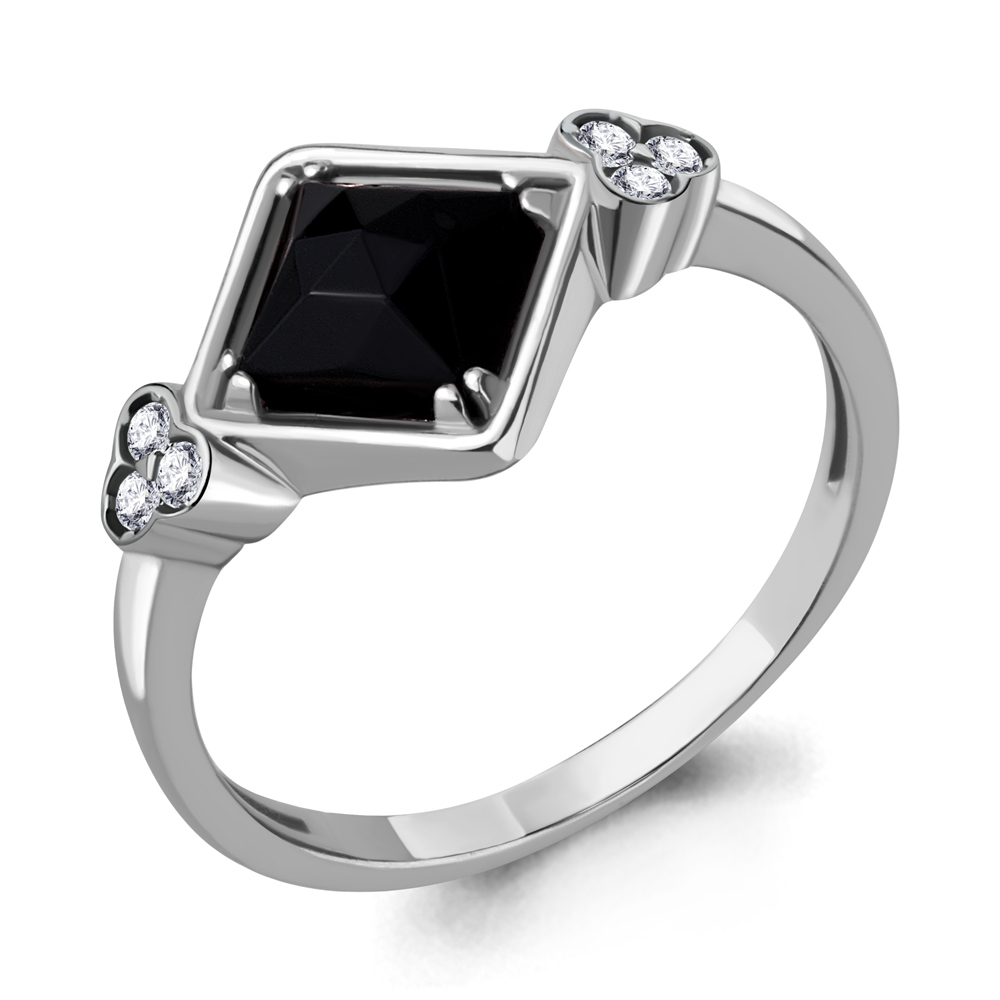 

Кольцо из серебра р. 17,5 AQUAMARINE 68306АЧ_925_р, 68306АЧ_925_р