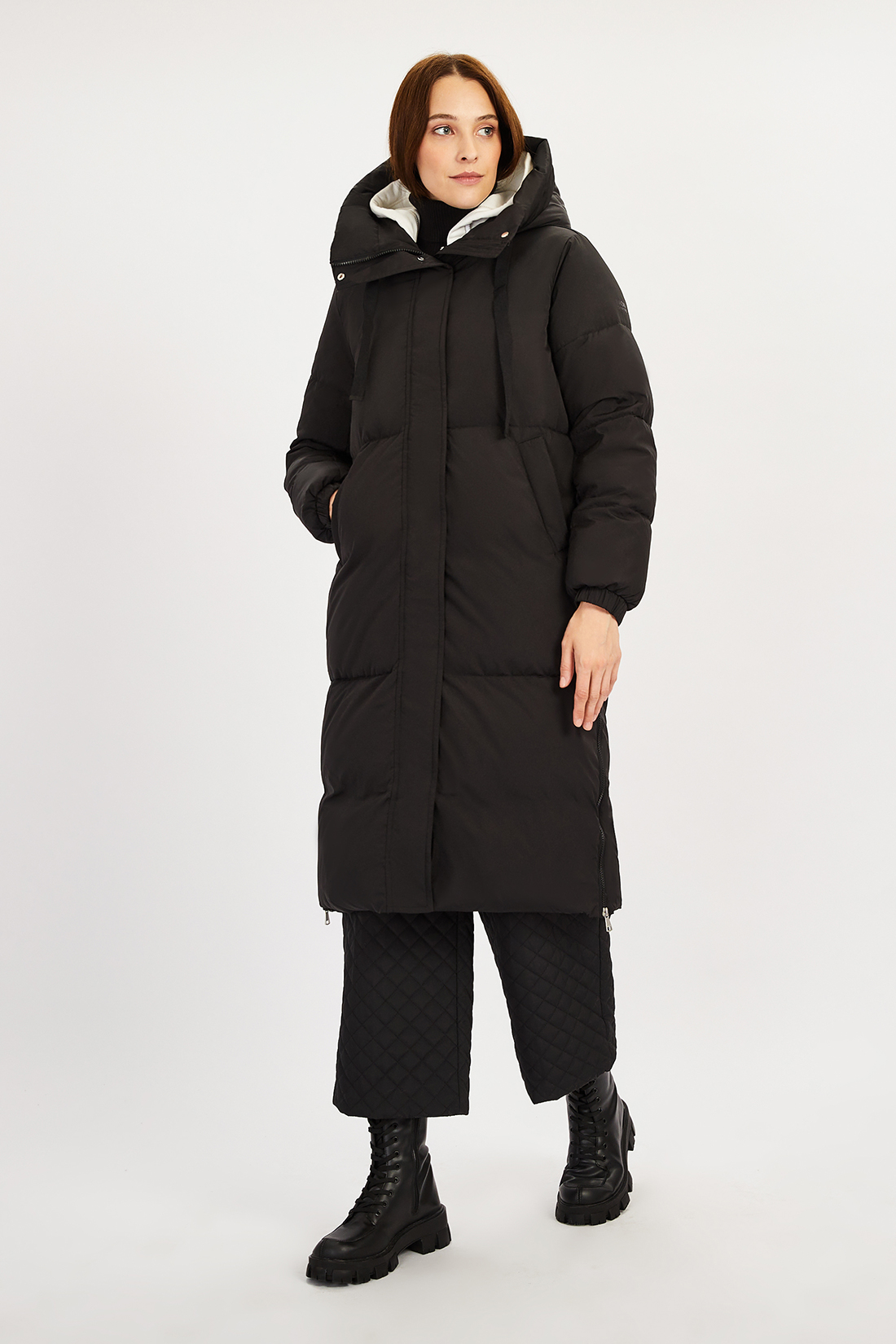 Пальто женское Baon B0022536 черное XS