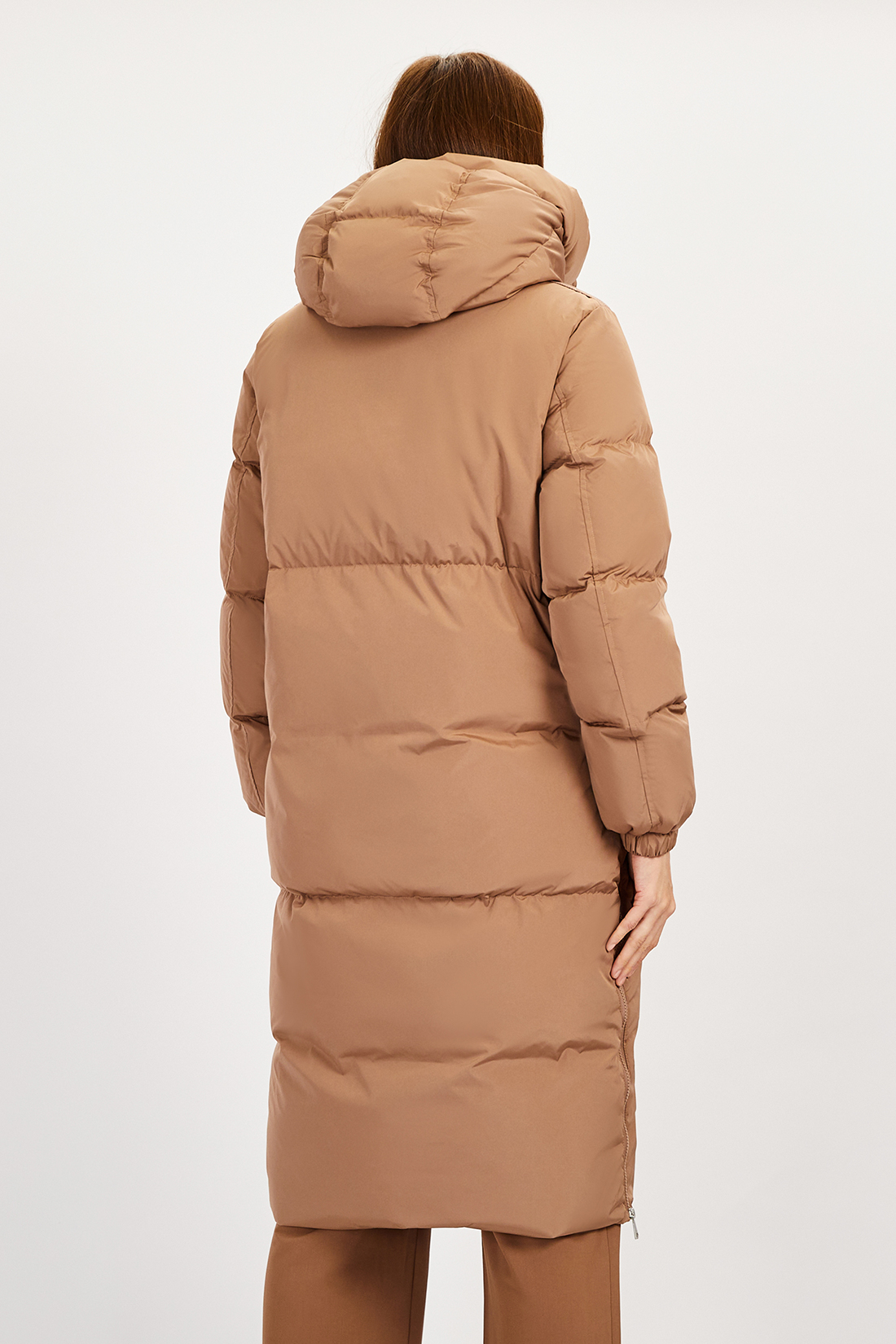 Пальто женское Baon B0022536 коричневое 2XL