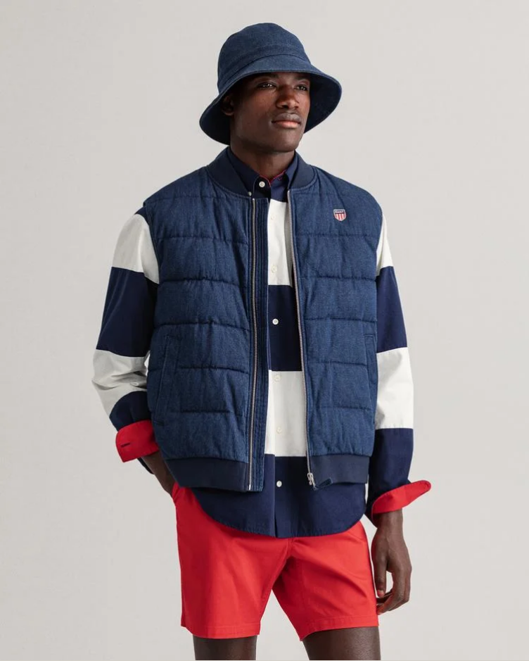 

Утепленный жилет мужской GANT 7006152 синий M, 7006152
