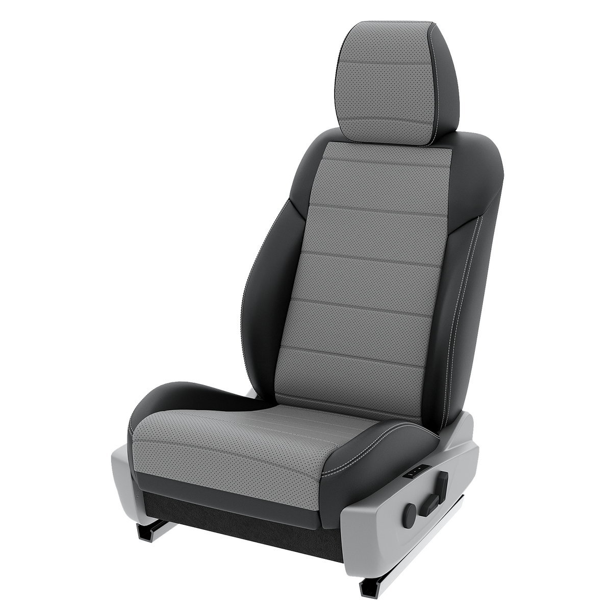 

Чехлы на сиденья Automobiler для JAC N25 2021-2024 A-A-1483F2S376 Экокожа Черный Серый, Серый;черный, A-A-1483