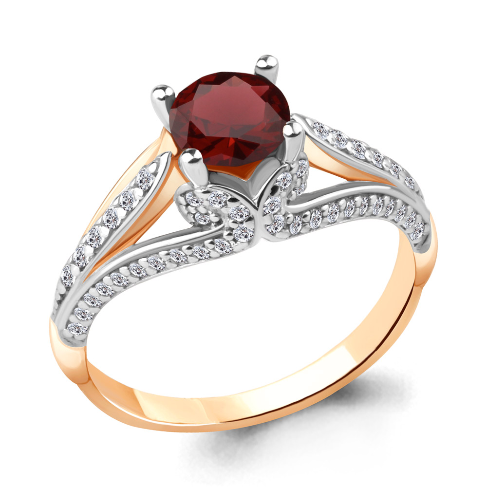 

Кольцо из серебра р. , AQUAMARINE 6398003А_925_з, 6398003А_925_з