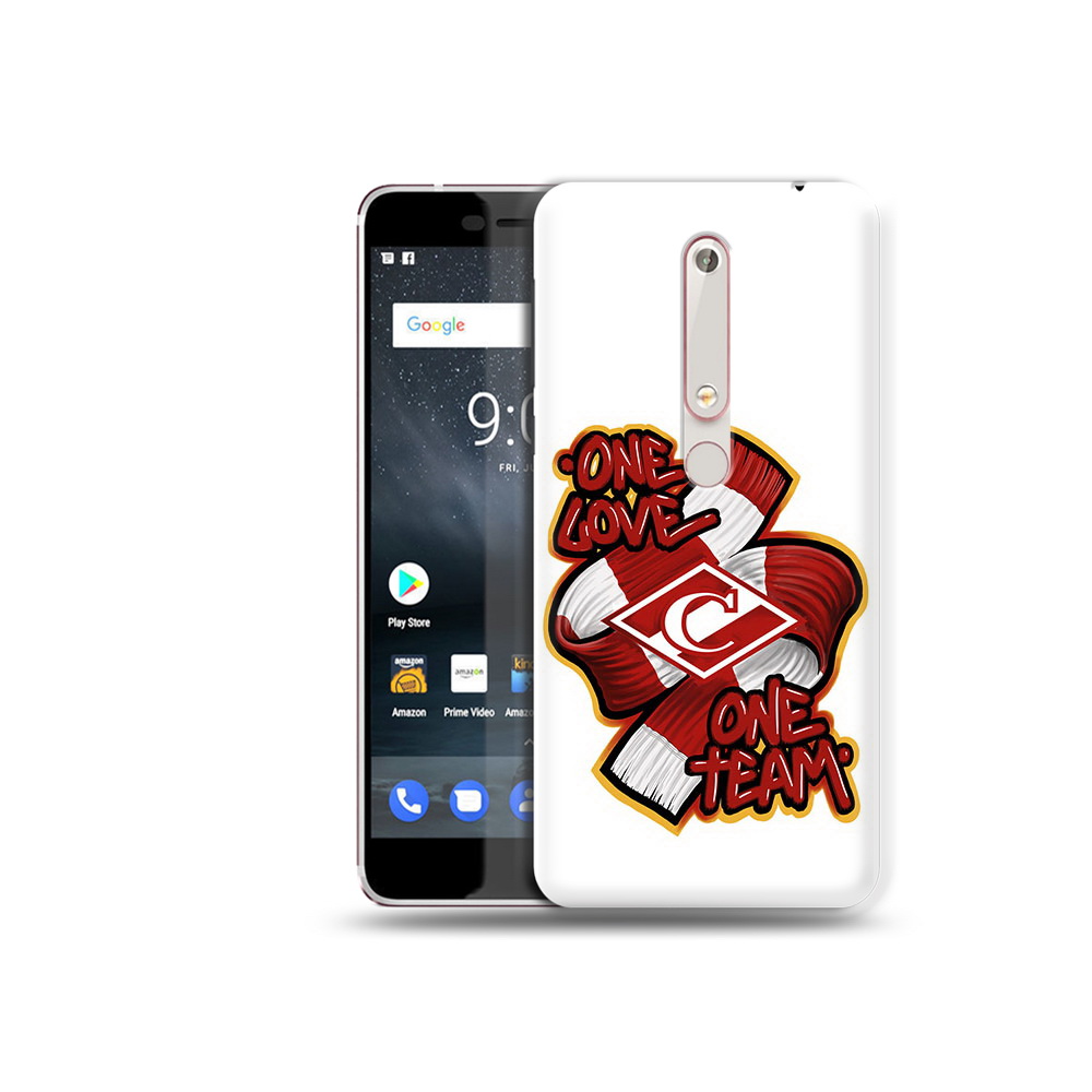 

Чехол MyPads Tocco для Nokia 6 Одна любовь-Спартак, Прозрачный, Tocco