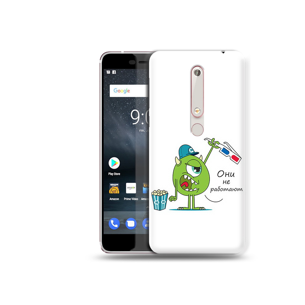 

Чехол MyPads Tocco для Nokia 6 Очки не работают, Прозрачный, Tocco